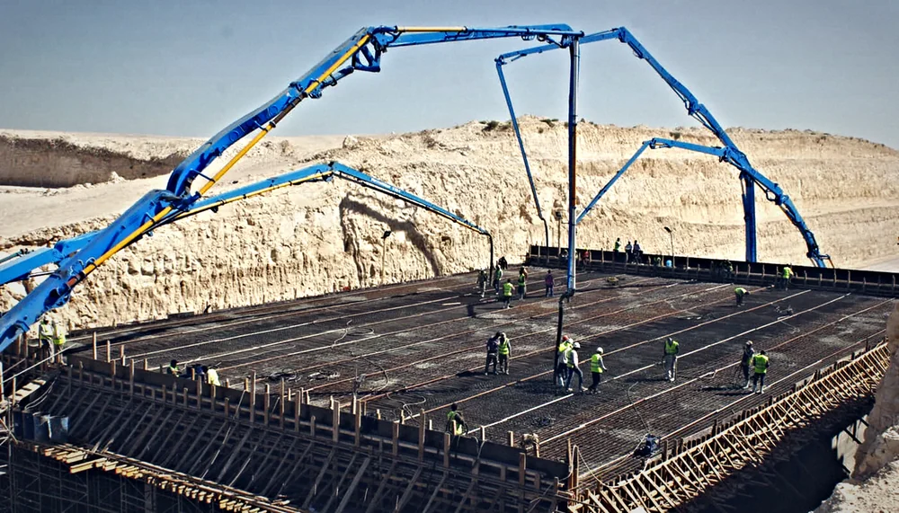 Deck pour, Aqaba